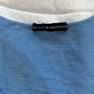 Brandy Melville blue top, never worn